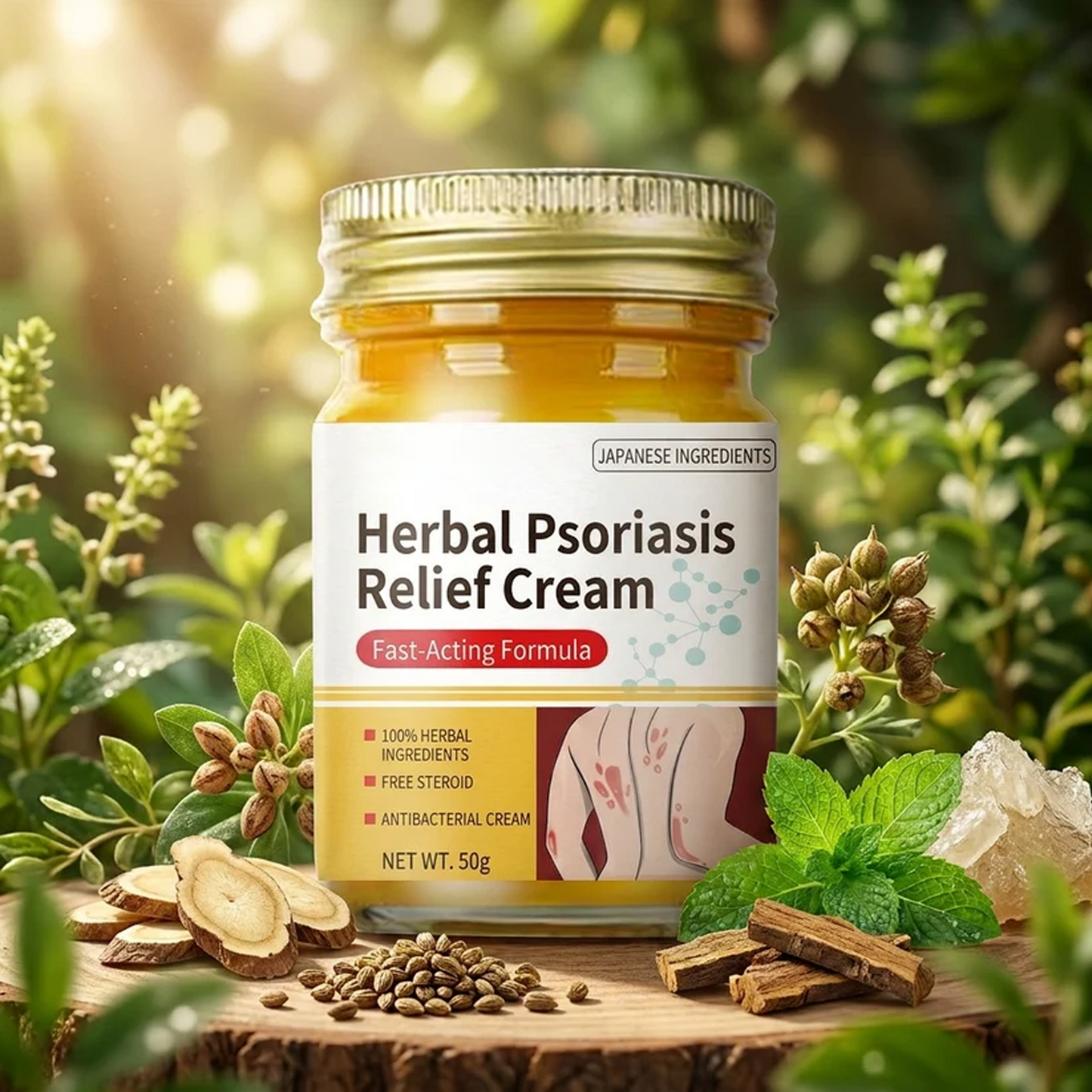 Herbal Psoriasis & Eczema Relief Skin Cream